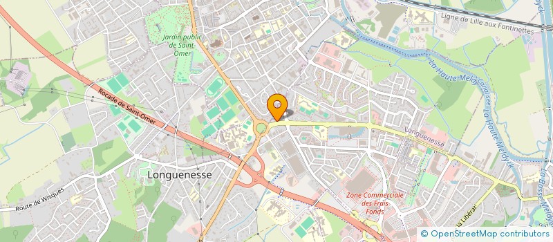 localisation de l'entreprise LDLA  LONGUENESSE