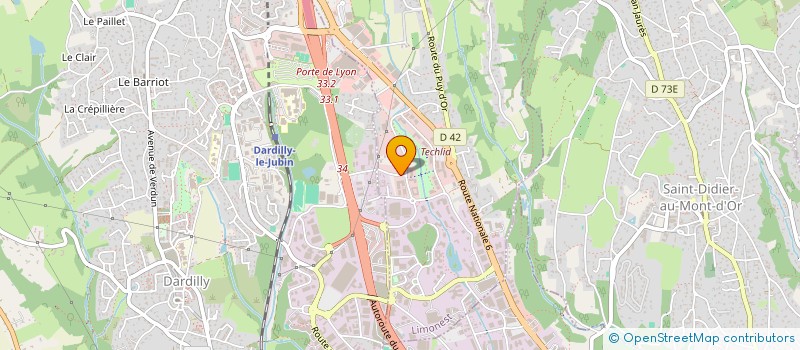localisation de l'entreprise LDLC PRO LEASE à LIMONEST