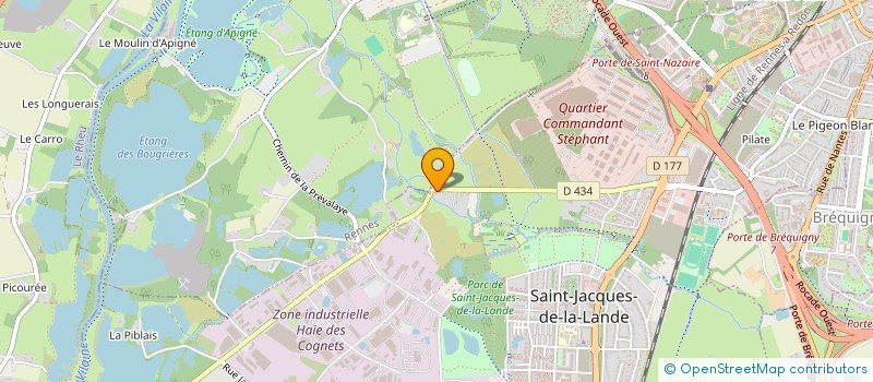 localisation de l'entreprise LDLDK  SAINT-JACQUES-DE-LA-LANDE