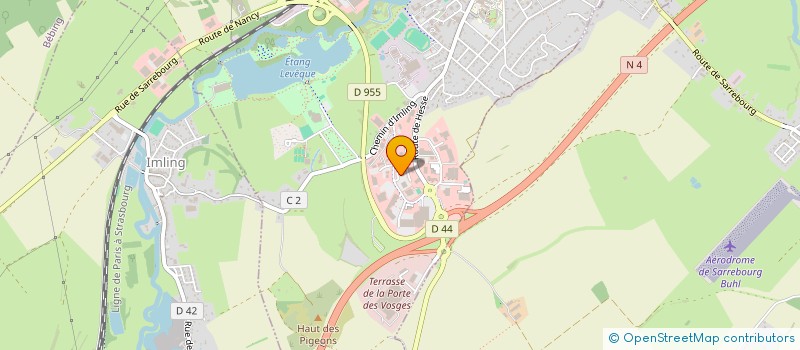 localisation de l'entreprise LDLJ à SARREBOURG
