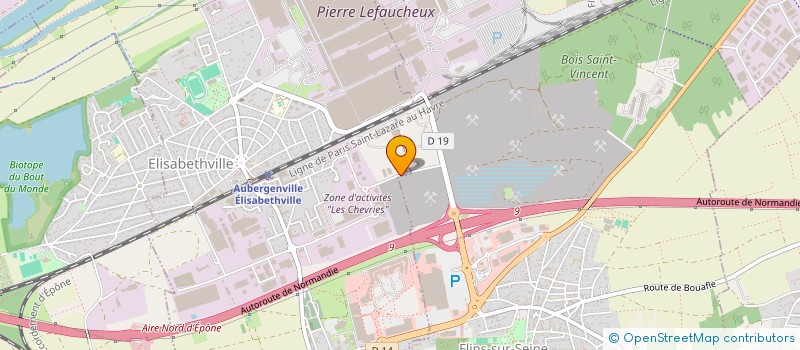 localisation de l'entreprise LDM à AUBERGENVILLE