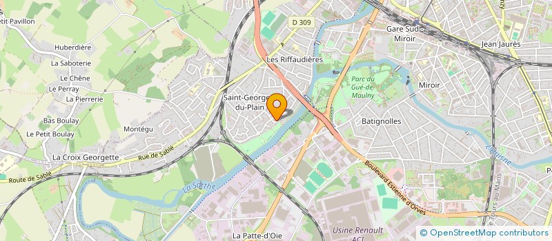 localisation de l'entreprise LDM  LE MANS