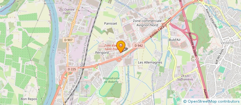 localisation de l'entreprise LDM  LE PONTET