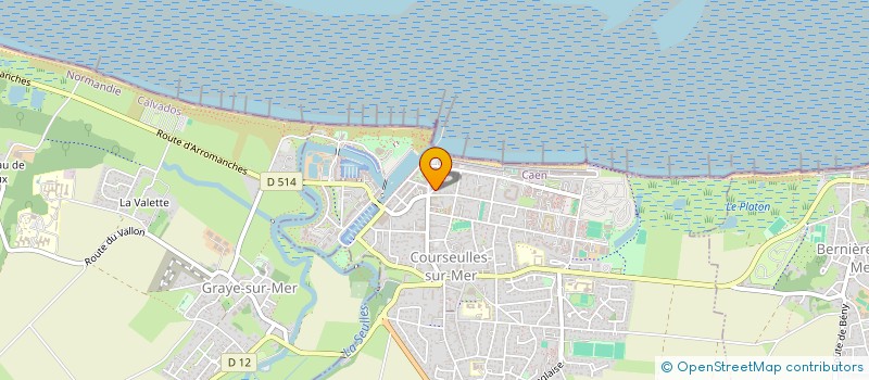 localisation de l'entreprise LDM à COURSEULLES-SUR-MER