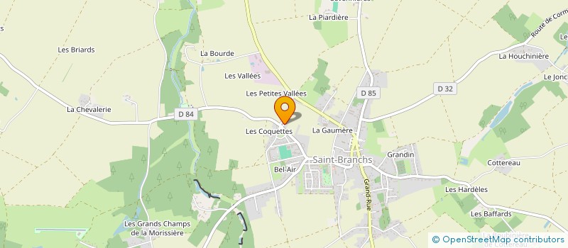 localisation de l'entreprise LDM  SAINT BRANCHS