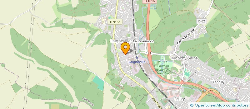 localisation de l'entreprise LDM  LAIGNEVILLE