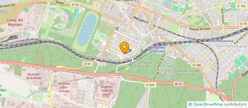 localisation de l'entreprise LDM-BAT à VERSAILLES