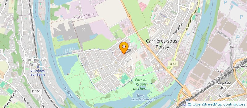 localisation de l'entreprise LDM GO TRANSPORTS  CARRIERES-SOUS-POISSY