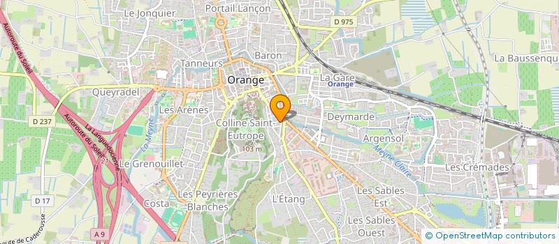 localisation de l'entreprise LDM IMMO  ORANGE