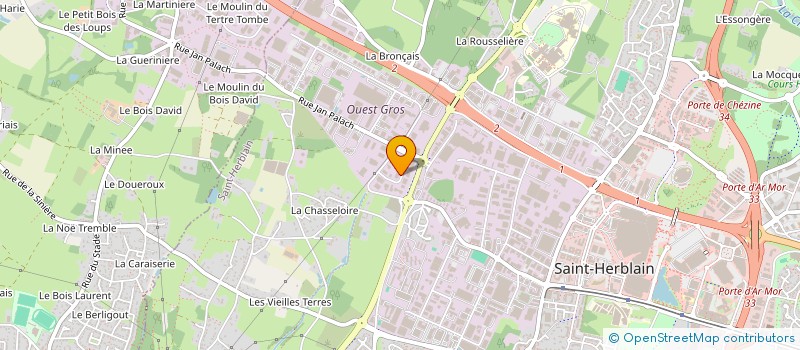 localisation de l'entreprise LDM IMPORT MOTO  SAINT-HERBLAIN