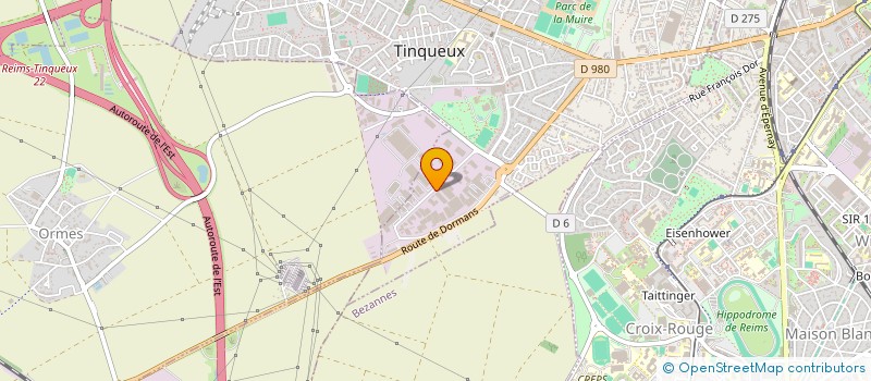 localisation de l'entreprise LDM PRO SERVICES à TINQUEUX