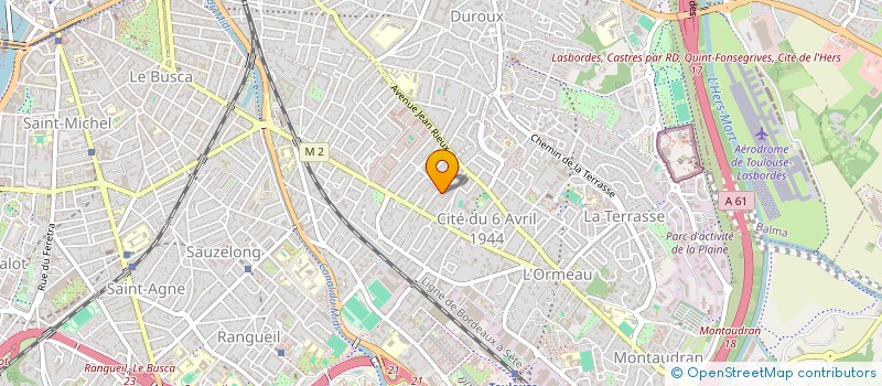 localisation de l'entreprise LDMA à TOULOUSE