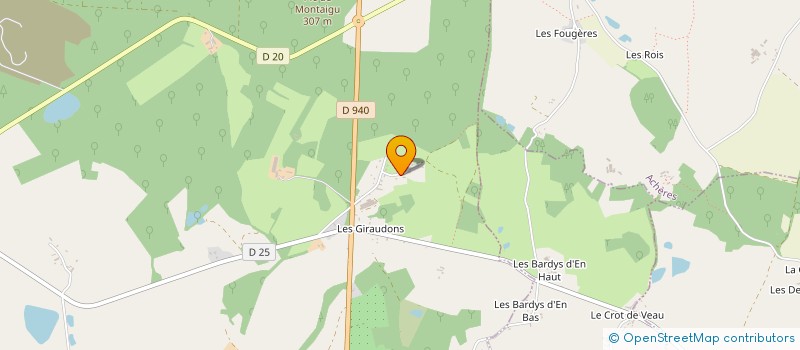 localisation de l'entreprise LDME à SAINT-PALAIS