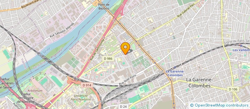 localisation de l'entreprise LDMFORM  NANTERRE