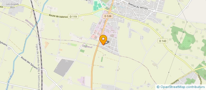 localisation de l'entreprise LDMH IMMOBILIER à MONTELIER