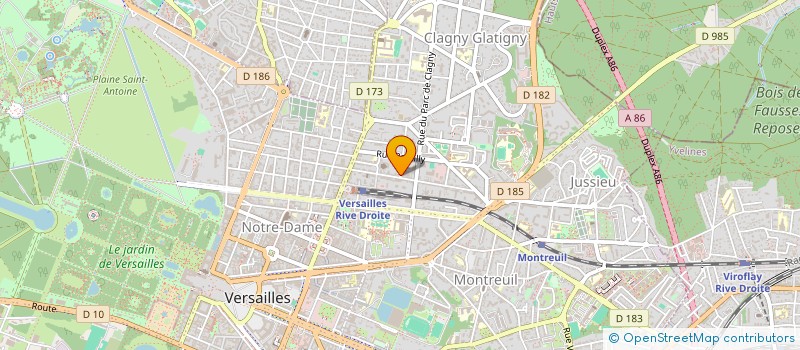 localisation de l'entreprise LDMT à VERSAILLES