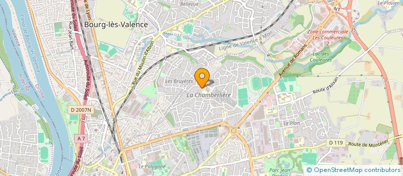 localisation de l'entreprise LDMW à VALENCE