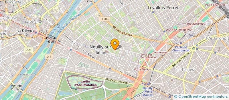 localisation de l'entreprise LDN à NEUILLY-SUR-SEINE