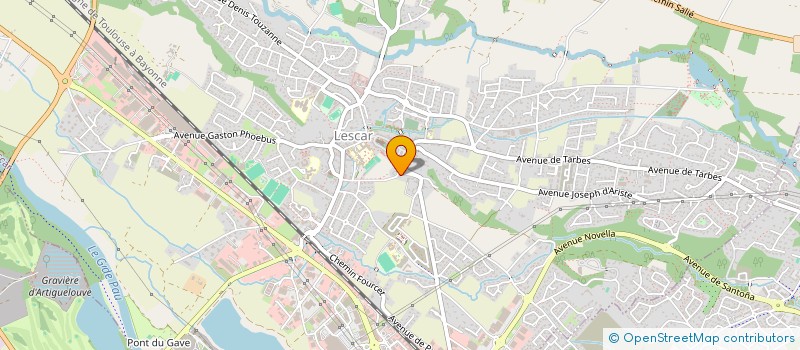 localisation de l'entreprise LDN  LESCAR