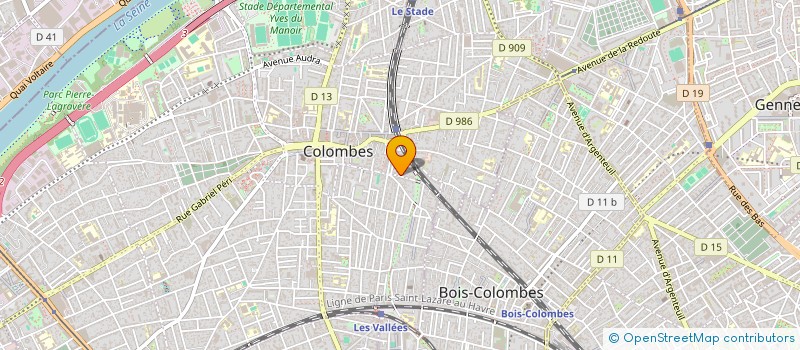 localisation de l'entreprise LDN CONSULTING à COLOMBES