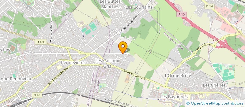 localisation de l'entreprise LDN ENERGIE à HERBLAY-SUR-SEINE