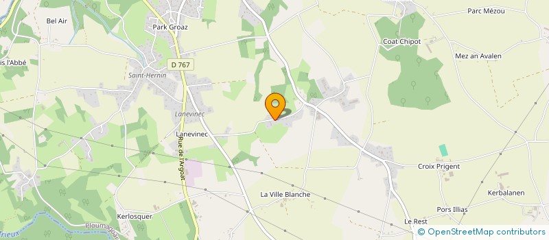 localisation de l'entreprise LDN IMMO  PLOUMAGOAR