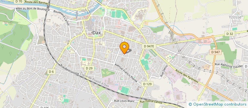 localisation de l'entreprise LDNM  DAX