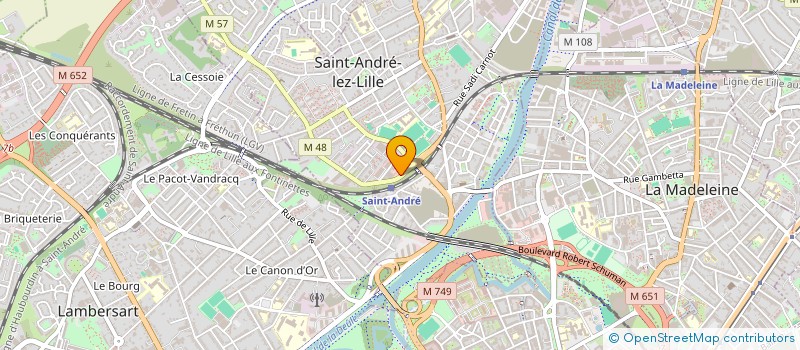 localisation de l'entreprise LDNM  SAINT-ANDRE-LEZ-LILLE