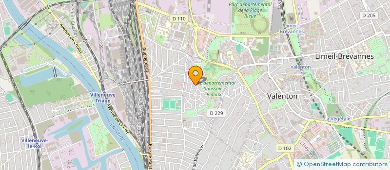 localisation de l'entreprise LDNS  VILLENEUVE-SAINT-GEORGES