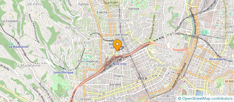 localisation de l'entreprise LDO BARBER à NICE