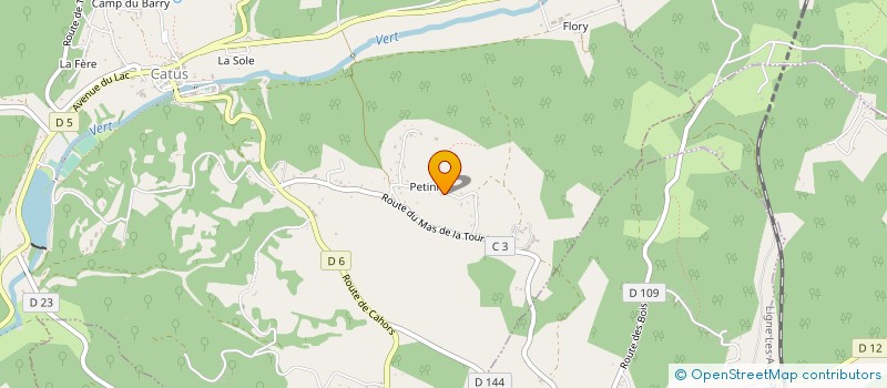 localisation de l'entreprise LDO HOLDING  CATUS