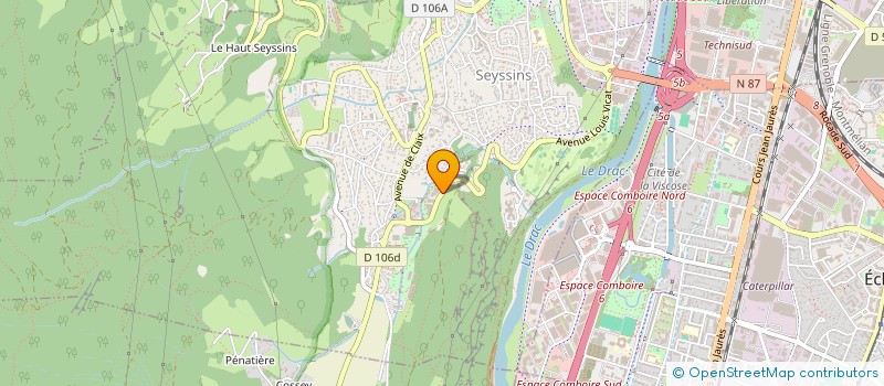 localisation de l'entreprise LDOC à SEYSSINS