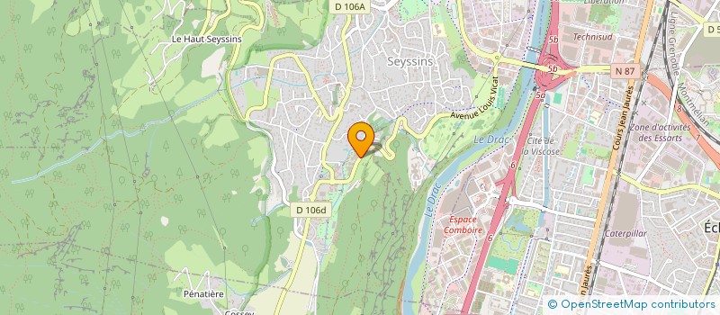 localisation de l'entreprise LDOD à SEYSSINS