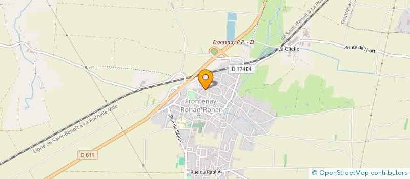 localisation de l'entreprise LDP  FRONTENAY-ROHAN-ROHAN