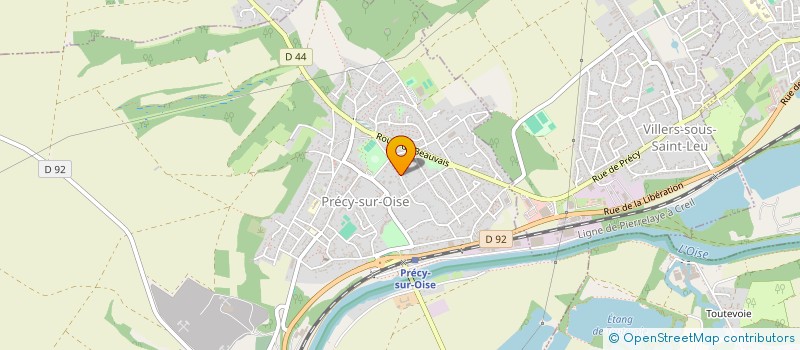 localisation de l'entreprise LDP  PRECY-SUR-OISE