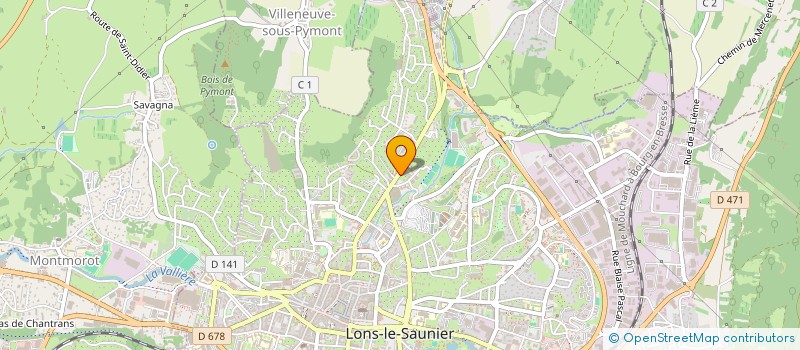 localisation de l'entreprise LDP IMMO  LONS-LE-SAUNIER