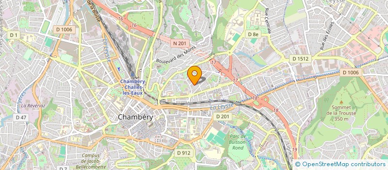 localisation de l'entreprise LDP INVEST  CHAMBERY