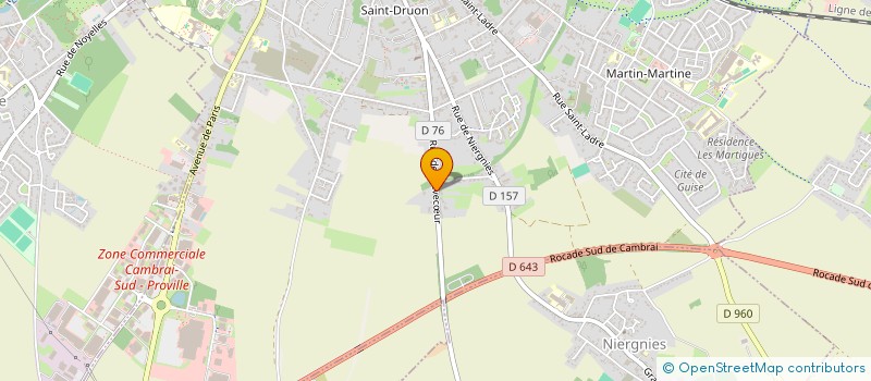 localisation de l'entreprise LDP ISOLATION  CAMBRAI