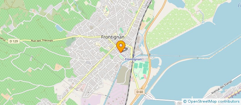 localisation de l'entreprise LDP - LIEN DEVELOPPEMENT PSYCHOTERAPIE à FRONTIGNAN