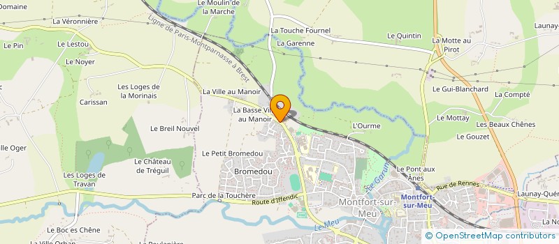 localisation de l'entreprise LDP SERVICES  MONTFORT-SUR-MEU