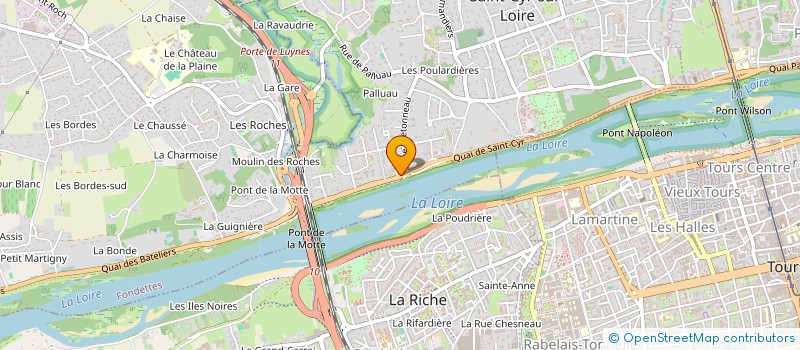 localisation de l'entreprise LDPB  SAINT-CYR-SUR-LOIRE