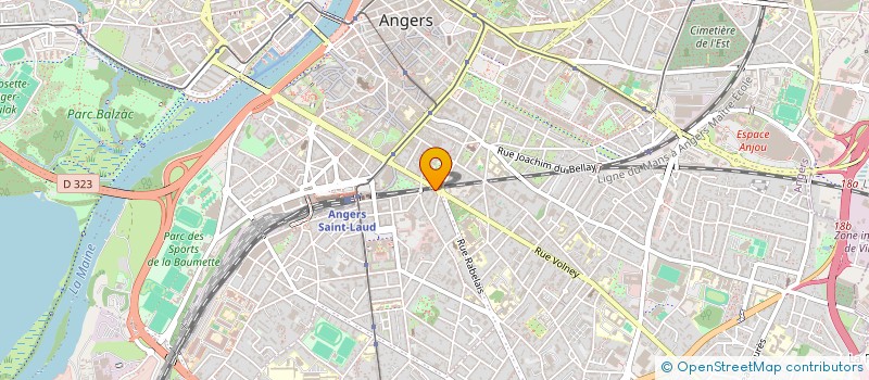 localisation de l'entreprise LDPB à ANGERS