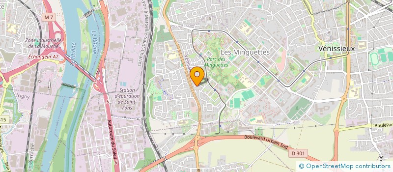 localisation de l'entreprise LDPC  VENISSIEUX