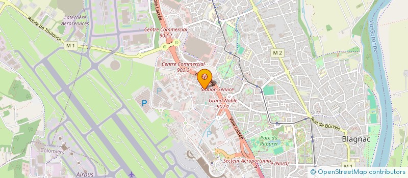 localisation de l'entreprise LDPF  BLAGNAC