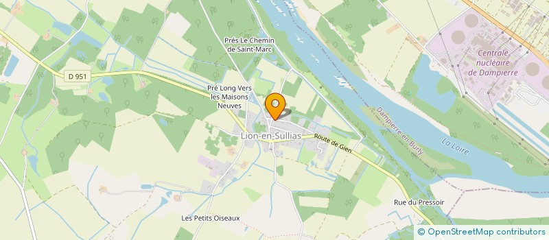 localisation de l'entreprise LDPP à LION-EN-SULLIAS