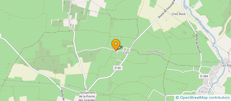 localisation de l'entreprise LDR à FOUSSIGNAC