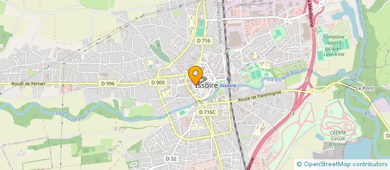 localisation de l'entreprise LDR ASSURANCE  ISSOIRE