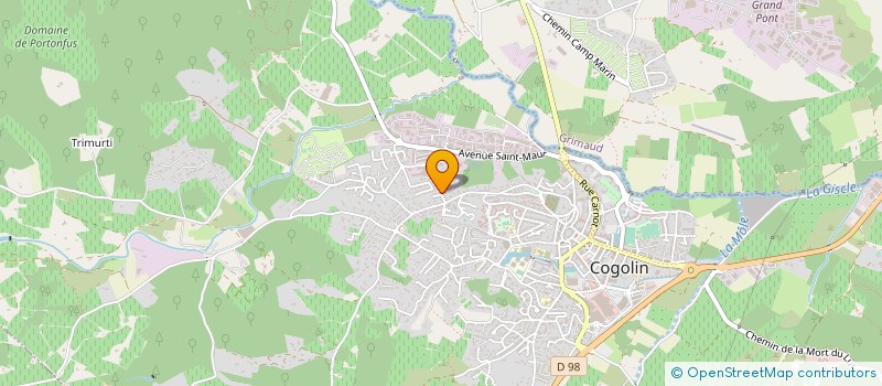 localisation de l'entreprise LDR CONSTRUCTIONS à COGOLIN