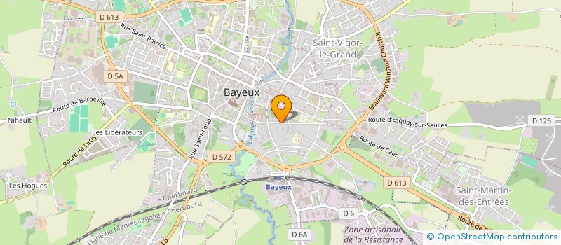 localisation de l'entreprise LDR EXPERTISE ET FORMATION IMMO  BAYEUX