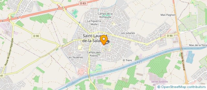localisation de l'entreprise LDR66 à SAINT-LAURENT-DE-LA-SALANQUE